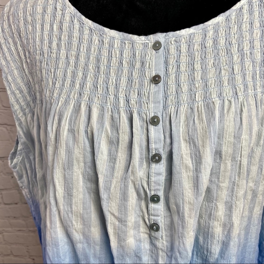 NWT Free People Smocked Tank Top - Picture 4 of 6